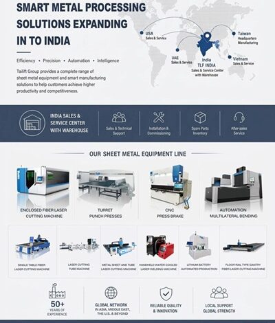 Tailift Group Introduces Intelligent Sheet Metal Processing Solutions to the Indian Market